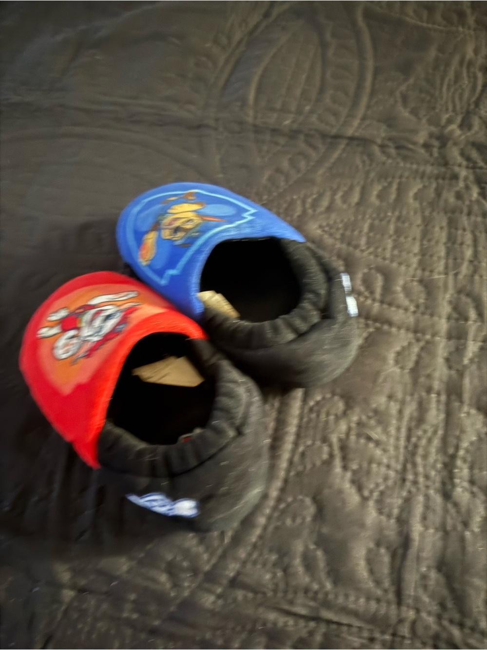 Paw Patrol Kids Slip-On Slippers in Red and Blue